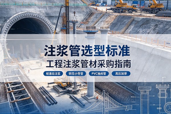 闻喜注浆管选型标准