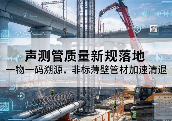 闻喜声测管质量新规落地，一物一码溯源，非标薄壁管材加速清退