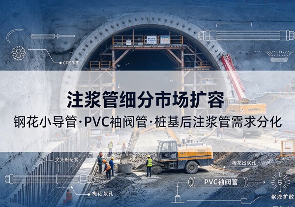 闻喜注浆管细分市场扩容，隧道钢花小导管、PVC 袖阀管、桩基后注浆管需求分化